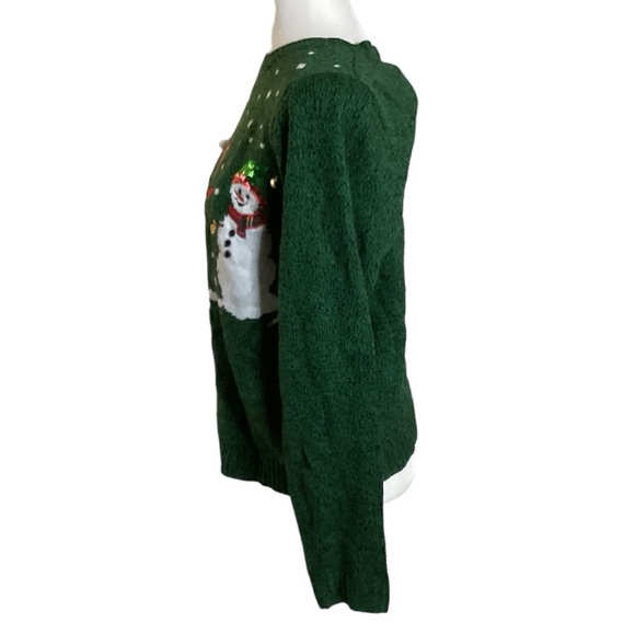 Karen Scott NWT Trio Snowman Christmas Sweater Large - Picture 6 of 12